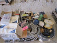 Pallet of electrical wire, outlets, 4 - Emergency