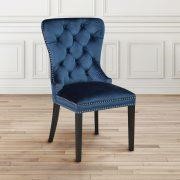 Euphoria Blue Velvet Dining Chair
