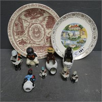 Black Americana Porcelain Japan Figurines