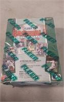 FLEER 1992 BASEBALL CARDS- SEALED- BOX