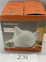 Vtg mavericks Henrietta hen egg cooker in box