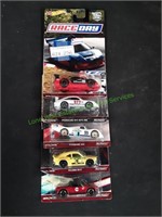 (5) Hot Wheels Race Day Diecast Cars