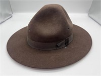 Campaign Brown State Trooper Hat Sz. 3XXX
