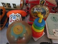 Fisher-Price Teaching Clock Music Box & More