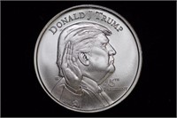 Trump being sworn in ONE Ounce Fine Silver Coin