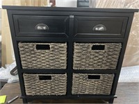 Ashley Accent Table w/ 4 Baskets