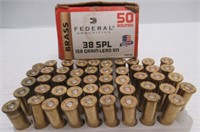 (49) Rounds of Federal 38 spl. 158GR lead RN