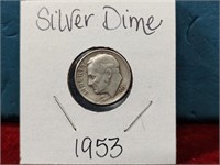 1953 Silver Roosevelt Dime