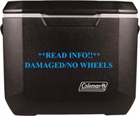 Coleman Rolling Cooler (MISSING WHEELS/DAMAGED)