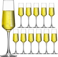 B9812  PTSTING Champagne Flutes Set, 8.5oz, 12 Pac