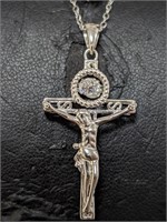 $200 Silver Cross Necklace (~weight 3.69g)