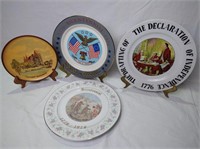 Group of Patriotic Collectors Plates
