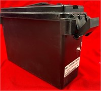 328 - AMMUNITION BOX W/ CONTENTS