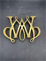 Virginia Metalcrafters William & Mary Brass Trivet