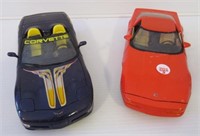 (2) Items including 1998 Corvette 1/18 scale car