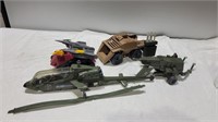 4 original gi joe vehicles