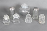 Vintage Apothecary Jars, Sugar Shakers, Cookie Jar