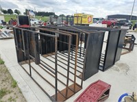 4 - Steel Racks 92"× 28"× 48"