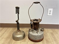 Vintage Plumbers Lead Melting Smelter Coleman Lamp