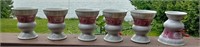 Set Of Six Heinrich Goblets Made In West Germany