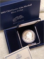 2005 Chief Justice John Marshall Silverdollar