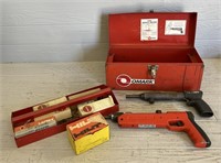 Tool Box W/ Older Nail Guns