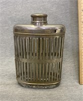 Vintage Universal Caged Glass Flask