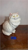 15” ceramic cat statue