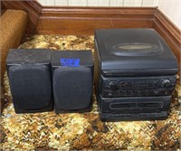 GPX stereo system and speakers