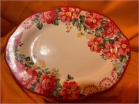 Pioneer Woman Platter Vintage Floral