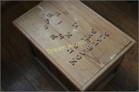 Wooden Wine Box 20x13x13H