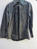 Black Leather Jacket Size 16