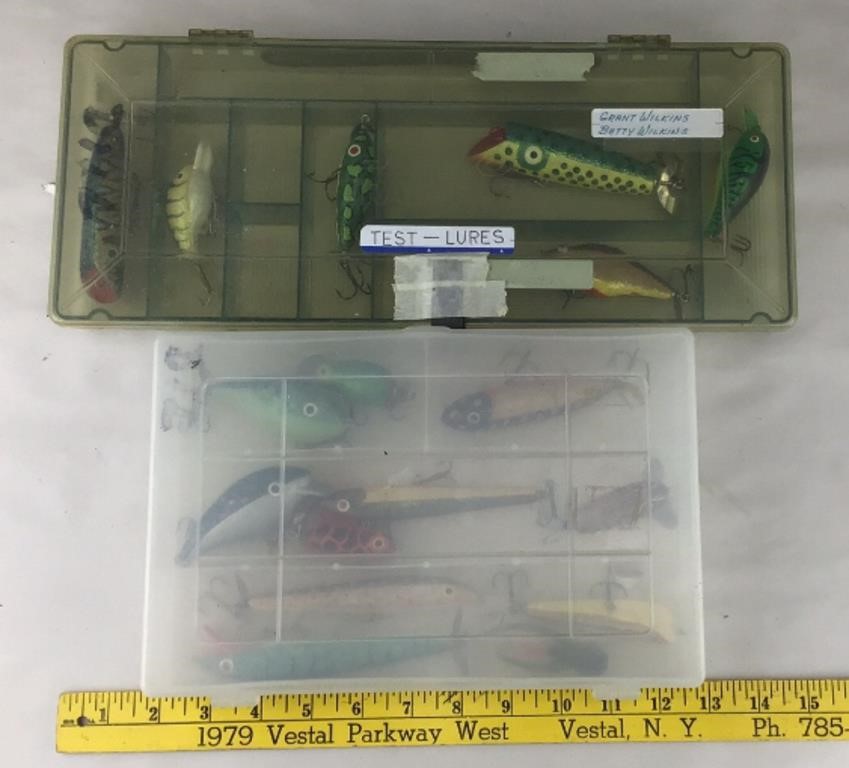 Lot of Hand Painted “Test” Fishing Lures
