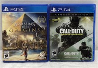 PS4 Game Disks (Assassin’s Creed & Call of Duty)