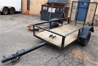 Utility Trailer with Drop End Gate 4'X8'