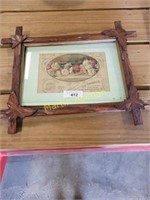 Clay, Robinson & Co Framed Adv Picture- Rare