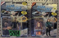 6 Carded Star Trek Next Generation Collector