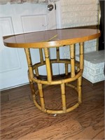 Side table 31inx25in tall