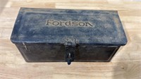 Fordson tractor toolbox and contents