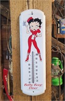 Metal Betty Boop Thermometer