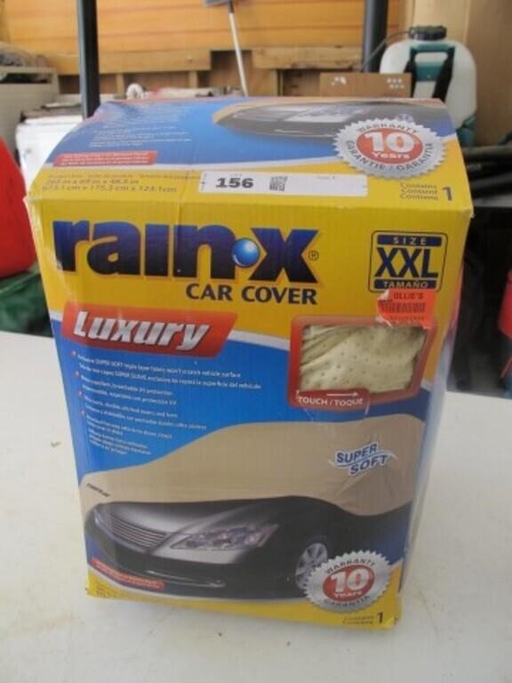 RAIN X CAR COVER IN BOX, SUPER SOFT.  SIZE XXL