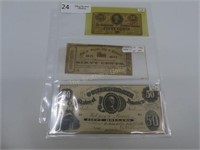 Lot of 3 Richmond Confederate Notes, 1 - $50