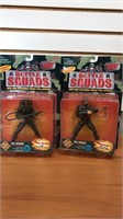 Lot of 2 Battle Squads Figures The Torch and