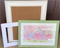 Framed Cork Board/Kelly Rightsell Designs Print