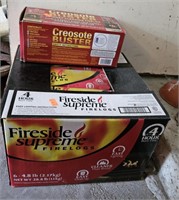 Fireside supreme firelogs, 1 case. And 1 box