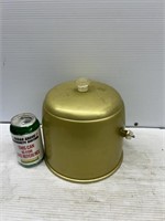Yellow gold aluminum ice bucket