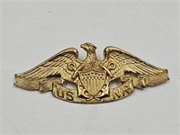 Vintage US Navy Sterling Silver Eagle Pin