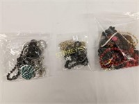 3 Bags of Asst Jewelry
