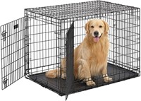 Extra-Strong Double Door Folding Metal Dog Crate