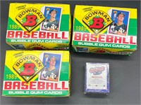 109 UNOPENED PACKS OF BASEBALL CARDS